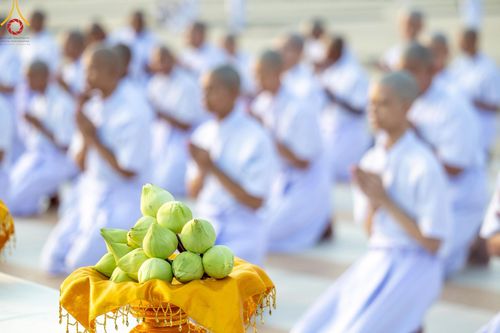 ภาพ No.214979:วันเสาร์ที่ 5 เมษายน พ.ศ. 2568 พิธีเวียนประทักษิณรอบพระมหาธรรมกายเจดีย์  พิธีวันทาเจดีย์ พิธีขอขมาและมอบผ้าไตร ในโครงการบรรพชาสามเณรฟื้นฟูพระพุทธศาสนาทั่วไทย , โครงการหน่อแก้วเปรียญธรรม รุ่นที่ 13 ,  โครงการสามเณรยุวธรรมทายาท รุ่นที่ 33 , โครงการสามเณรมั