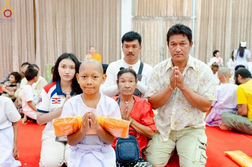 ภาพ No.216520:วันอังคารที่ 8 เม.ย. พ.ศ. 2568 พิธีบรรพชาสามเณร ณ ศูนย์ปฏิบัติธรรมเขาคิชฌกูฏ จันทบุรี