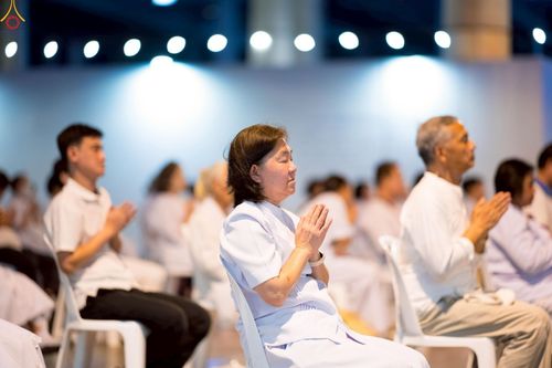 ภาพ No.241211:วันพุธที่ 27 สิงหาคม พ.ศ. 2568 พิธีฉลองชัยสวดมนต์ บทธัมมจักกัปปวัตตนสูตร ครบ 7,650,575,757 จบ ในวันธรรมชัย วัดพระธรรมกาย