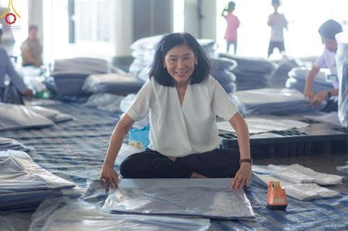 ภาพ No.218650:วันพฤหัสบดีที่ 17 เมษายน พ.ศ. 2568 การเตรียมงานในลานธรรม , สภาธรรมกายสากล , วิหารคด  เพื่องานวันคุ้มครองโลก 22 เมษายน พ.ศ. 2568