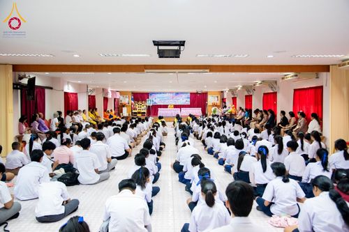 ภาพ No.184390:กิจกรรมวันรวมพลังเด็กดี V-Star ผู้นำฟื้นฟูศีลธรรมโลก ในวันที่ 11 ธันวาคม พ.ศ. 2567 ณ วิทยาลัยเทคโนโลยีบริหารธุรกิจ จังหวัดชัยภูมิ