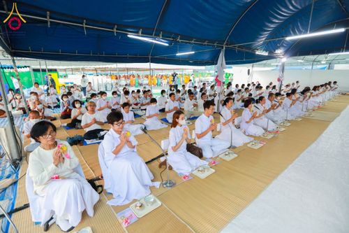 ภาพ No.117436:พิธีถวายภัตตาหารเป็นสังฆทาน แด่คณะพระธรรมยาตรา วันที่ 23 มกราคม พ.ศ. 2567 ณ อนุสรณ์สถานบางปลา อ.บางเลน จ.นครปฐม