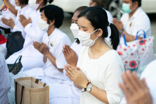 ภาพ No.116068:พิธีตักบาตรพระธรรมยาตรา ณ อนุสรณ์สถานลำดับที่ 4 สถานที่เกิดด้วยกายธรรม วัดโบสถ์(บน) จ.นนทบุรี วันที่ 21 มกราคม พ.ศ. 2567