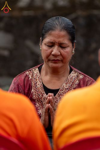 ภาพ No.209798:วันที่ 28 กุมภาพันธ์ พ.ศ.2568 พิธีเปิดโครงการบวชสามเณร พิธีถวายไทยธรรม พิธีขอขมามอบผ้าไตร  ณ เมืองปาตัน ประเทศเนปาล