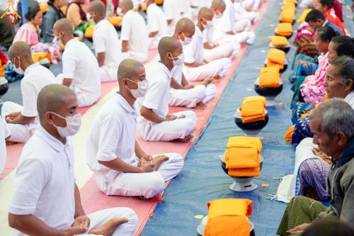 ภาพ No.130306:Photo Story ปฐมบรรพชาชาวพุทธมาร์มา Episode 3/5 วันที่ 9 กุมภาพันธ์ พ.ศ. 2567 ในโครงการบรรพชาสามเณร ครั้งแรกของชาวพุทธมาร์มา บังกลาเทศ ณ วัดธัมจักร อรัญกุฏิ เมืองรัมการ์ คาร์กาชารี บังกลาเทศ