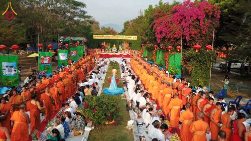 ภาพ No.206790:พิธีตักบาตรพระ 1,000 รูป ปืที่ 7 วันอาทิตย์ที่ 9 กุมภาพันธ์ พ.ศ. 2568 ณ วัดห้วยตองสัก อำเภอจอมทอง จังหวัดเชียงใหม่