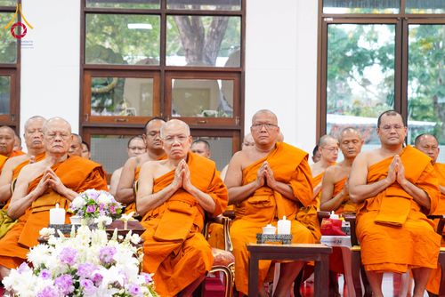 ภาพ No.315170:วันจันทร์ที่ 23 มีนาคม พ.ศ. 2569 พิธีบำเพ็ญกุศล คุณพ่อณรงค์ จินตมากุล  สิริอายุ 99 ปี 11 เดือน โยมบิดา พระครูปลัดรัตนวีรวัฒน์ (รังสฤษดิ์ อิทฺธิจินตโก) ที่ปรึกษาเจ้าคณะจังหวัดปทุมธานี เจ้าอาวาสวัดพระธรรมกาย  ณ ห้องปลูกศรัทธา 2 วัดพระธรรมกาย ปทุมธานี