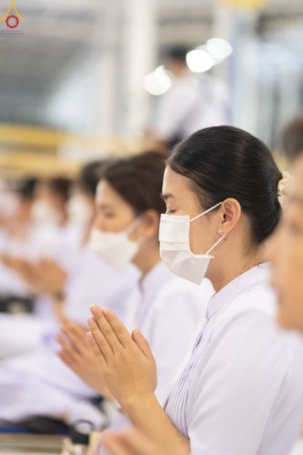 ภาพ No.81569:พิธีตักบาตร ข้าวสารอาหารแห้ง และพิธีบูชาข้าวพระ ณ สภาธรรมกายสากล วัดพระธรรมกาย วันเสาร์ที่ 3 มิถุนายน 2566