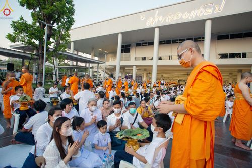 ภาพ No.78525:พิธีตัดปอยผม โครงการหน่อแก้วเปรียญธรรมรุ่นที่ 11  วันที่ 26 มีนาคม พ.ศ.2566  ณ หมู่กุฏิสามเณร อาคารค่ายจองแชมป์ วัดพระธรรมกาย