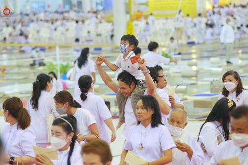 ภาพ No.77853:พิธีหล่อพระบรมพุทธเจ้า ทิศตะวันตก  วันอาทิตย์ที่ 19 มีนาคม พ.ศ. 2566 ณ วัดพระธรรมกาย จ.ปทุมธานี