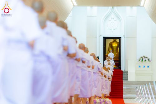 ภาพ No.286504:วันเสาร์ที่ 12 กรกฏาคม พ.ศ.2568 พิธีบรรพชาอุปสมบท  โครงการบรรพชาอุปสมบทหมู่ ธรรมทายาทนานาชาติ(ภาคภาษาจีน), โครงการบรรพชาสามเณร โรงเรียนนานาชาติ รุ่นที 14