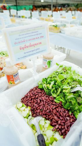 ภาพ No.70403:พิธีถวายภัตตาหารเป็นสังฆทาน แด่คณะพระธรรมยาตราฯ ในโครงการธรรมยาตราฯ ปีที่ 11 ณ อนุสรณ์สถานคลองบางนางแท่น อ.สามพราน จ.นครปฐม วันที่ 12 มกราคม พ.ศ. 2566