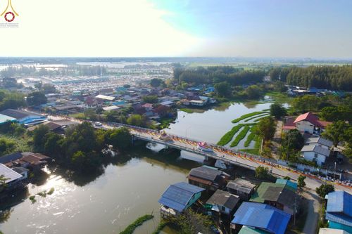 ภาพ No.70695:พิธีต้อนรับพระธรรมยาตรา ในโครงการธรรมยาตรากตัญญูบูชา มหาปูชนียาจารย์ พระมงคลเทพมุนี(สด จนฺทสโร) พระผู้ปราบมาร อนุสรณ์สถาน 7 แห่ง ปีที่ 11 วันที่ 14 มกราคม พ.ศ. 2566 ณ อนุสรณ์สถานลำดับที่ 3 สถานที่เกิดในเพศสมณะ วัดสองพี่น้อง อ.สองพี่น้อง จ.สุพรรณบุรี