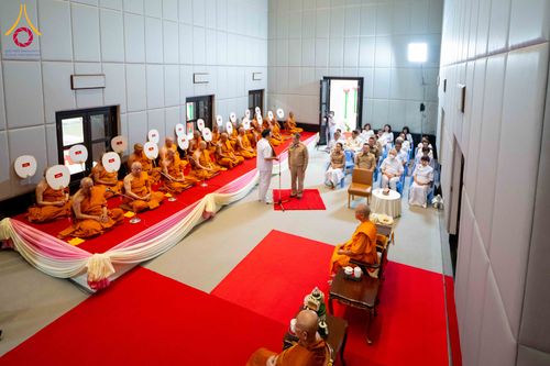 ภาพ No.309002:วันอาทิตย์ที่ 8 กุมภาพันธ์ พ.ศ. 2569  พิธีต้อนรับพระบัญชาสมเด็จพระสังฆราช แต่งตั้ง  “พระครูปลัดรัตนวีรวัฒน์” (รังสฤษดิ์ อิทฺธิจินฺตโก) เจ้าอาวาสวัดพระธรรมกาย ให้ดำรงตำแหน่ง “ที่ปรึกษาเจ้าคณะจังหวัดปทุมธานี”