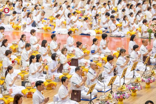 ภาพ No.310615:วันอาทิตย์ที่ 22 กุมภาพันธ์ พ.ศ. 2569 พิธีมุทิตาสักการะในโอกาสอายุวัฒนะมงคล 80 ปี พระพรหมวชิรปัญญาจารย์ (ทองดี สุรเตโช ป.ธ.9) ณ ห้องแก้วสารพัดนึก 2 วัดพระธรรมกาย จ.ปทุมธานี