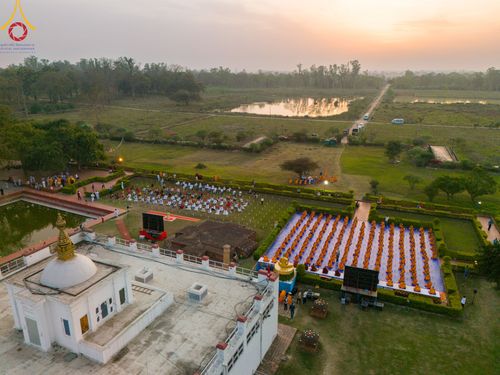 ภาพ No.314257:วันอังคารที่ 17 มีนาคม พ.ศ. 2569 พิธีจุดประทีปเป็นพุทธบูชา ณ วิหารมายาเทวี ลุมพินี ประเทศเนปาล