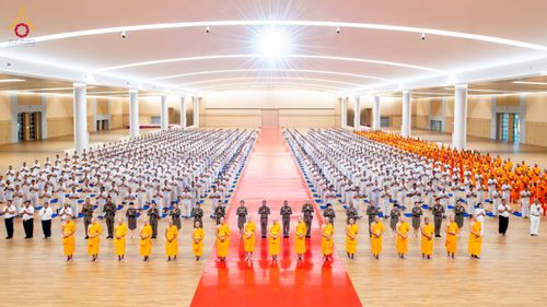 ภาพ No.349087:วันที่ 16 กันยายน พ.ศ. 2569 พิธีเปิดบรรพชาและปฏิบัติธรรม นสต. รุ่นที่ 16 ศูนย์ฝึกอบรมตำรวจภูธรภาค 1 ณ สภาธรรมกายสากล วัดพระธรรมกาย