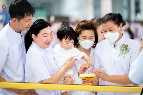 ภาพ No.77819:พิธีหล่อพระบรมพุทธเจ้า ทิศตะวันตก  วันอาทิตย์ที่ 19 มีนาคม พ.ศ. 2566 ณ วัดพระธรรมกาย จ.ปทุมธานี