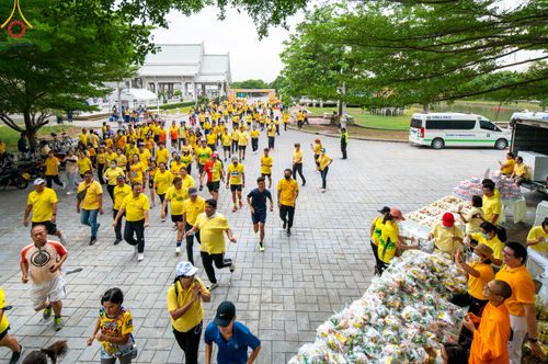 วัดพระธรรมกาย มูลนิธิธรรมกาย และคณะศิษยานุศิษย์ฯ ร่วมภาคีเครือข่ายโครงการวัด ประชา รัฐ สร้างสุข  สนับสนุนโครงการเดิน-วิ่ง เฉลิมพระเกียรติ พระบาทสมเด็จพระเจ้าอยู่หัว  เนื่องในวันฉัตรมงคล 4 พฤษภาคม 2566 จังหวัดปทุมธานี  ณ หอจดหมายเหตุแห่งชาติเฉลิมพระเกียรต