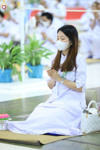 ภาพ No.77806:พิธีหล่อพระบรมพุทธเจ้า ทิศตะวันตก  วันอาทิตย์ที่ 19 มีนาคม พ.ศ. 2566 ณ วัดพระธรรมกาย จ.ปทุมธานี