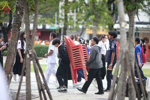 ภาพ No.210429:วันอาทิตย์ที่ 9 มีนาคม พ.ศ. 2568 พ่อเมืองโคราชจัดตักบาตรพระหมื่น ทำบุญเมือง 557 ปี