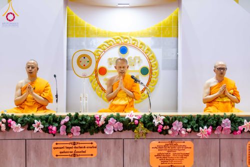 ภาพ No.315639:วันอาทิตย์ ที่ 22 มีนาคม พ.ศ. 2569 พิธีทอดผ้าป่าฉลองพระประธาน พิธีประดิษฐานพระบรมสารีริกธาตุในองค์พระประธาน พิธีจารึกชื่อบรรจุในแผ่นฌาน ณ ศูนย์ปฏิบัติธรรมสมุทรปราการ (บางบ่อ)