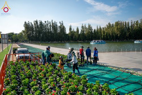 ภาพ No.285369:วันพุธที่ 10 ธันวาคม พ.ศ.2568  การเตรียมความพร้อมในโครงการธรรมยาตรา กตัญญูบูชา มหาปูชนียาจารย์ พระมงคลเทพมุนี(สด จนฺทสโร) พระผู้ปราบมาร อนุสรณ์สถาน 7 แห่ง ปีที่ 14 เก็บดอกเบญจทรัพย์ ณ วัดพระธรรมกาย