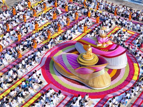 ภาพ No.113355:พิธีต้อนรับพระธรรมยาตรา ปีที่ 12 วันที่ 15 มกราคม พ.ศ. 2567 ณ วัดโบสถ์บน จ.นนทบุรี