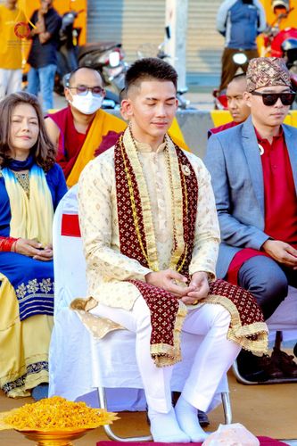 ภาพ No.213000:วันที่ 14 - 15 มีนาคม พ.ศ. 2568 คณะสงฆ์และสามเณรเดินธรรมยาตรา ในโครงการบวชสามเณรเนปาล 500 รูป ไปยังสถานที่รอบมายาเทวีและลุมพินีเกรด ณ ลุมพินี ประเทศเนปาล