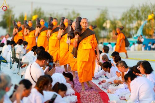 ภาพ No.116722:พิธีต้อนรับพระธรรมยาตรา ปีที่ 12 ณ อนุสรณ์สถานบางปลา จ.นครปฐม วันที่ 21 มกราคม พ.ศ. 2567