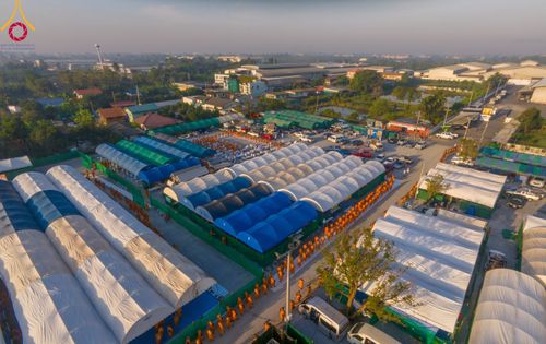 ภาพ No.109279:พิธีถวายภัตตาหารเป็นสังฆทาน แด่คณะพระธรรมยาตราฯ วันที่ 10 มกราคม พ.ศ. 2567 ณ อนุสรณ์สถานคลองบางนางแท่น อ.สามพราน จ.นครปฐม