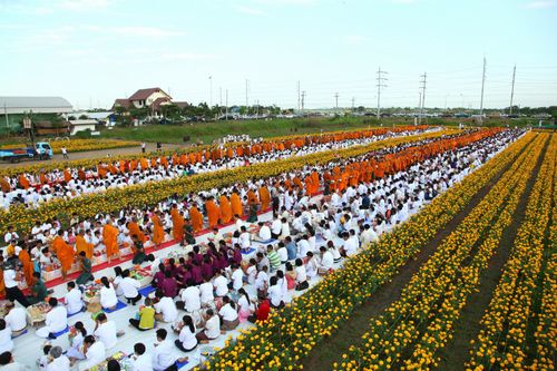 ภาพ No.5430:ตักบาตรลพบุรี พระ 555 รูป