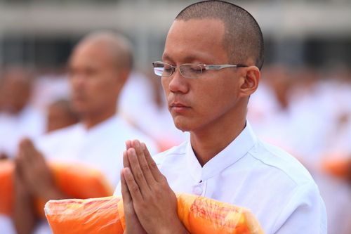 ภาพ No.2669:โครงการบรรพชาอุปสมบทหมู่ รุ่นเข้าพรรษา ปี 2555