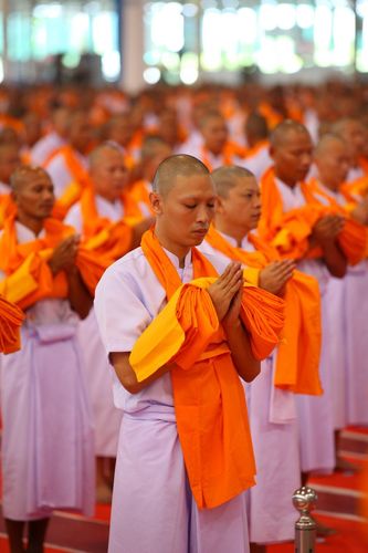 ภาพ No.2677:โครงการบรรพชาอุปสมบทหมู่ รุ่นเข้าพรรษา ปี 2555