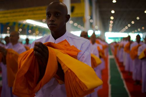 ภาพ No.2683:โครงการบรรพชาอุปสมบทหมู่ รุ่นเข้าพรรษา ปี 2555