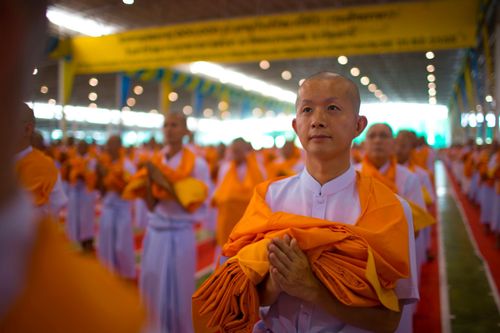 ภาพ No.2686:โครงการบรรพชาอุปสมบทหมู่ รุ่นเข้าพรรษา ปี 2555