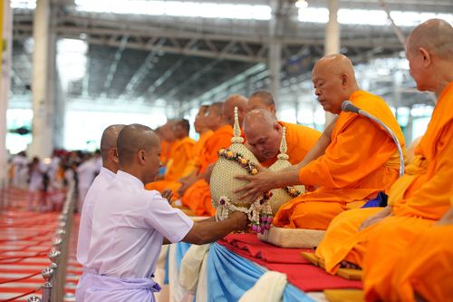 ภาพ No.2693:โครงการบรรพชาอุปสมบทหมู่ รุ่นเข้าพรรษา ปี 2555