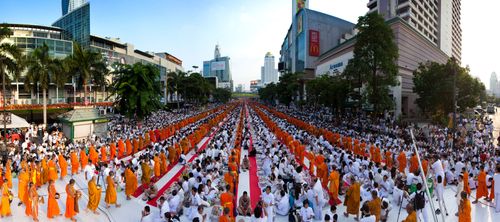 ภาพ No.2348:ตักบาตรราชประสงค์