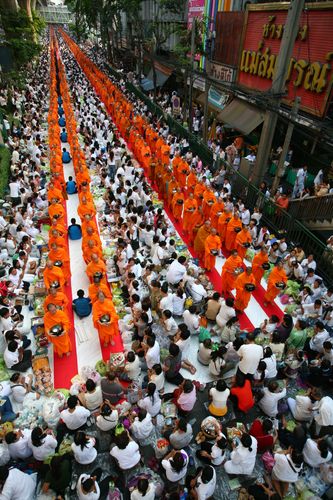 ภาพ No.2309:ตักบาตรสะพานควาย