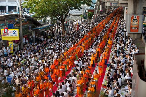 ภาพ No.2323:ตักบาตรสะพานควาย