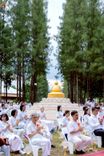 ภาพ No.238392:วันเสาร์ที่ 9 สิงหาคม พ.ศ. 2568 พิธีกลั่นแผ่นดิน โปรยทราย และจุดประทีปถวายเป็นพุทธบูชา จ.ระยอง สถาปนาองค์พระเจดีย์เพื่อสร้างสันติภาพโลก ณ ศูนย์ปฏิบัติธรรมระยอง(บ้านช่องลม) ต.บางบุตร อ.บ้านค่าย จ.ระยอง