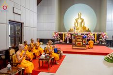 ภาพ No.231236:วันพฤหัสบดีที่ 3 กรกฏาคม พ.ศ. 2568 พิธีมุทิตาสักการะพระภิกษุนาคหลวง พระมหาพนาวัฒน์ ธมฺมนฺตคามี (จันทร์เผือก) เปรียญธรรม ๙ ประโยค ณ วัดพระธรรมกาย ปทุมธานี