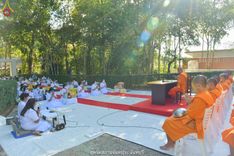 ภาพ No.41052:พิธีตัดปอยผม ปลงผม ขอขมารับผ้าไตรและพิธีบรรพชา ในโครงการอุปสมบท บูชาธรรมมหาปูชนียาจารย์ ประจำปี 2564 ชุดที่ 19