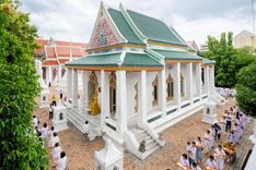 ภาพ No.234942:วันเสาร์ที่ 26 กรกฎาคม พ.ศ. 2568 พิธีทอดผ้าป่าบูรณปฏิสังขรณ์ วัดสามพระยาวรวิหาร ณ ศาลาอบรมสงฆ์ วัดสามพระยาวรวิหาร เขตพระนคร กรุงเทพมหานครฯ