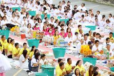 ภาพ No.241924:วันอาทิตย์ที่ 31 สิงหาคม พ.ศ. 2568 พิธีทำบุญแด่คณะสงฆ์ 122 รูป ฉลอง 121 ปี อำเภอคลองหลวง จ.ปทุมธานี เพื่อนำส่งช่วยเหลือคณะสงฆ์ 323 วัด 4 จังหวัดชายแดนภาคใต้ และช่วยเหลือประชาชนจากเหตุปะทะ แนวชายแดนไทย-กัมพูชา ณ บริเวณหน้าที่ว่าการอำเภอคลองหลวง จังหวัดปทุ