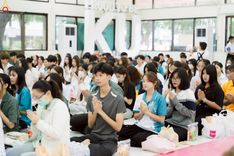 ภาพ No.243097:วันพฤหัสบดีที่ 4 กันยายน พ.ศ. 2568 เวลา 07.00-08.15 น. มหาวิทยาลัยเกษตรศาสตร์ กำแพงแสน ร่วมทำบุญตักบาตร Freshy KU85 พระสงฆ์ 85 รูป