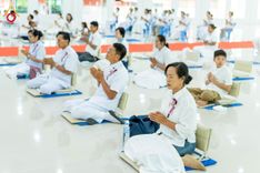 ภาพ No.238503:วันอาทิตย์ที่ 17 สิงหาคม พ.ศ. 2568 พิธีทอดผ้าป่าบำรุงศูนย์อบรมเยาวชนนครปฐม ครบรอบ 14 ปี และพิธีปลูกต้นไม้รอบสระเศรษฐี ณ ศูนย์อบรมเยาวชนนครปฐม