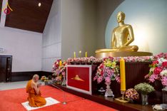 ภาพ No.231230:วันพฤหัสบดีที่ 3 กรกฏาคม พ.ศ. 2568 พิธีมุทิตาสักการะพระภิกษุนาคหลวง พระมหาพนาวัฒน์ ธมฺมนฺตคามี (จันทร์เผือก) เปรียญธรรม ๙ ประโยค ณ วัดพระธรรมกาย ปทุมธานี