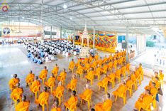ภาพ No.189345:พิธีทอดผ้าป่าทำนุบำรุงศาสนสถาน ในโครงการธรรมยาตรา กตัญญูบูชา มหาปูชนียาจารย์ พระมงคลเทพมุนี(สด จนฺทสโร) พระผู้ปราบมาร อนุสรณ์สถาน 7 แห่ง ปีที่ 13 ณ วัดใหม่นพรัตน์  ต.เนินพระปรางค์ อ.สองพี่น้อง จ.สุพรรณบุรี วันที่ 5 มกราคม พ.ศ. 2568