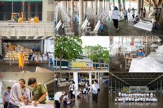 วันที่ 2-14 เมษายน พ.ศ. 2568 เจ้าหน้าที่เตรียมงานวันคุ้มครองโลก ชุดที่ 1 วัดพระธรรมกาย จ.ปทุมธานี